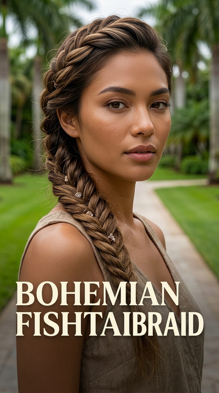 Bohemian Fishtail Braid