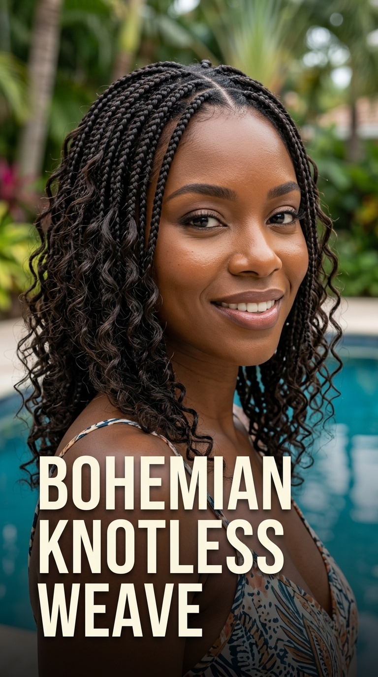 Bohemian Knotless Weave