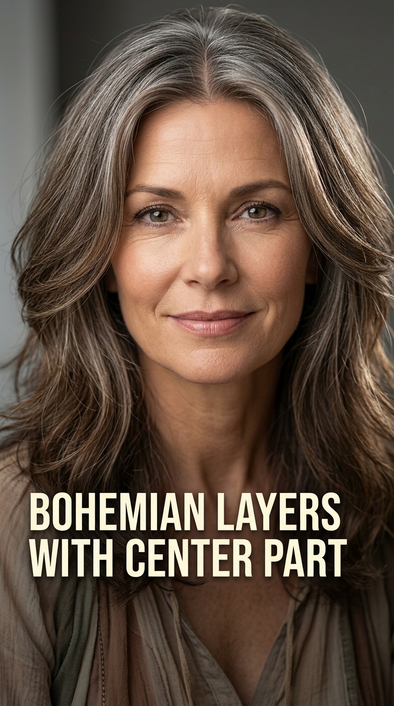 Bohemian Layers with Center Part