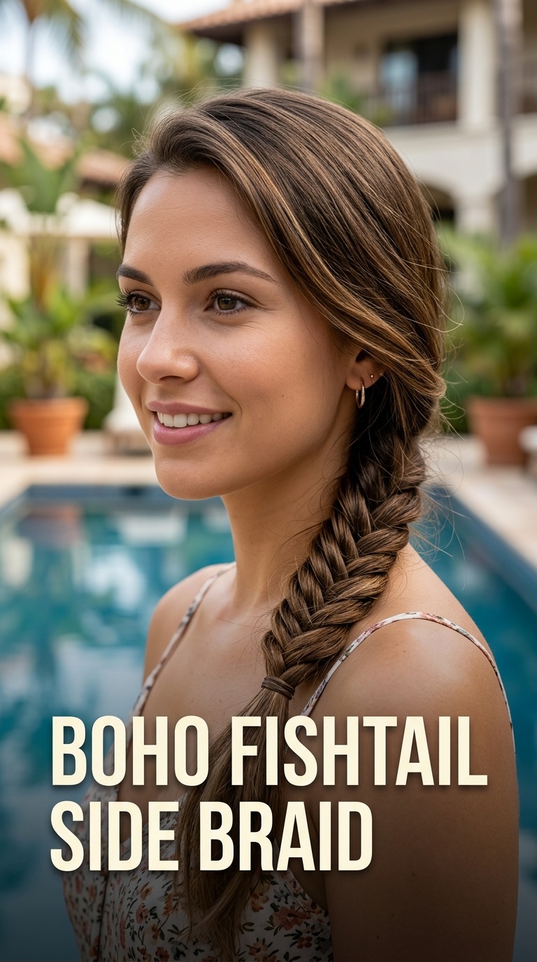 Boho Fishtail Side Braid