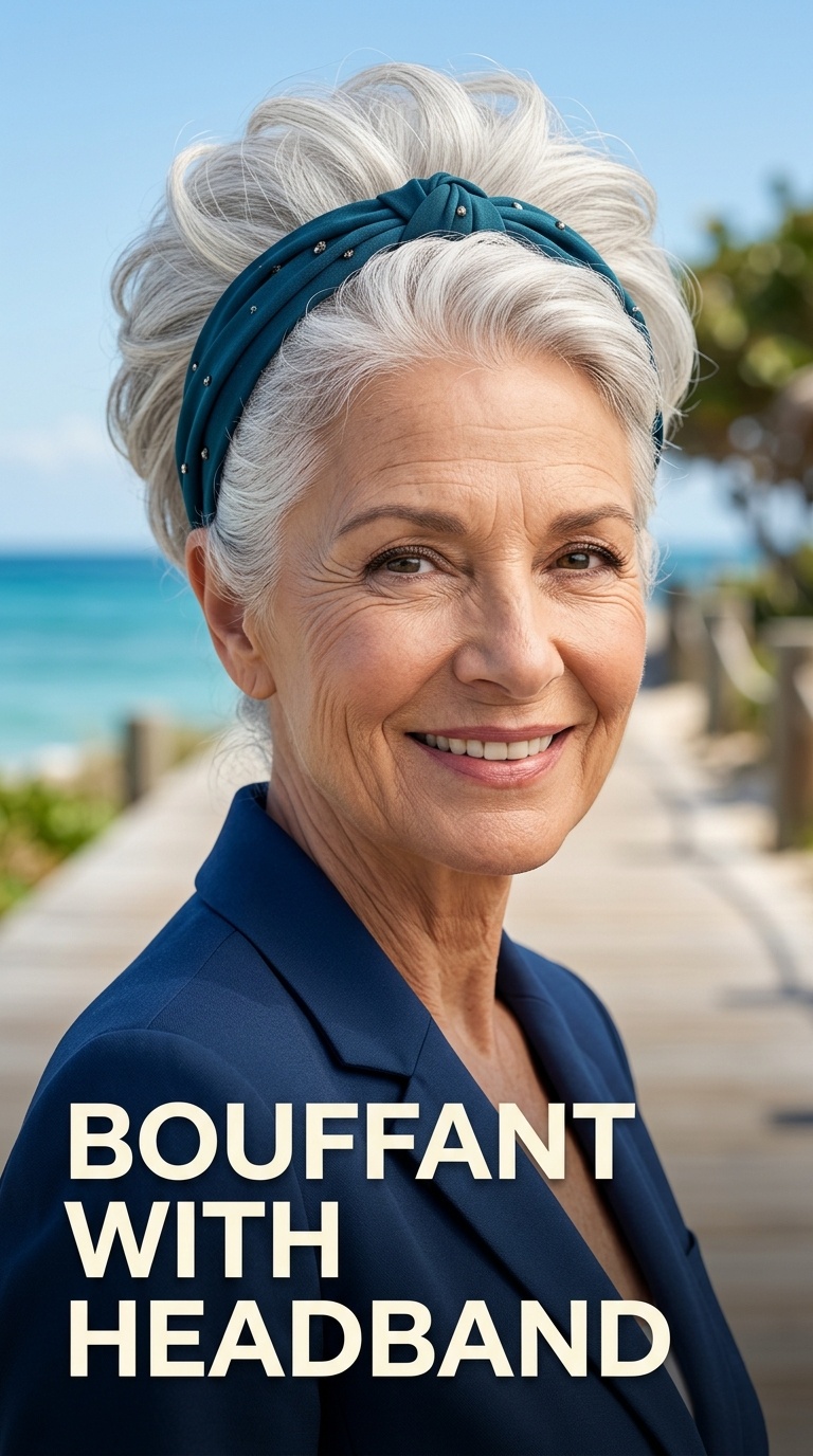Bouffant with Headband