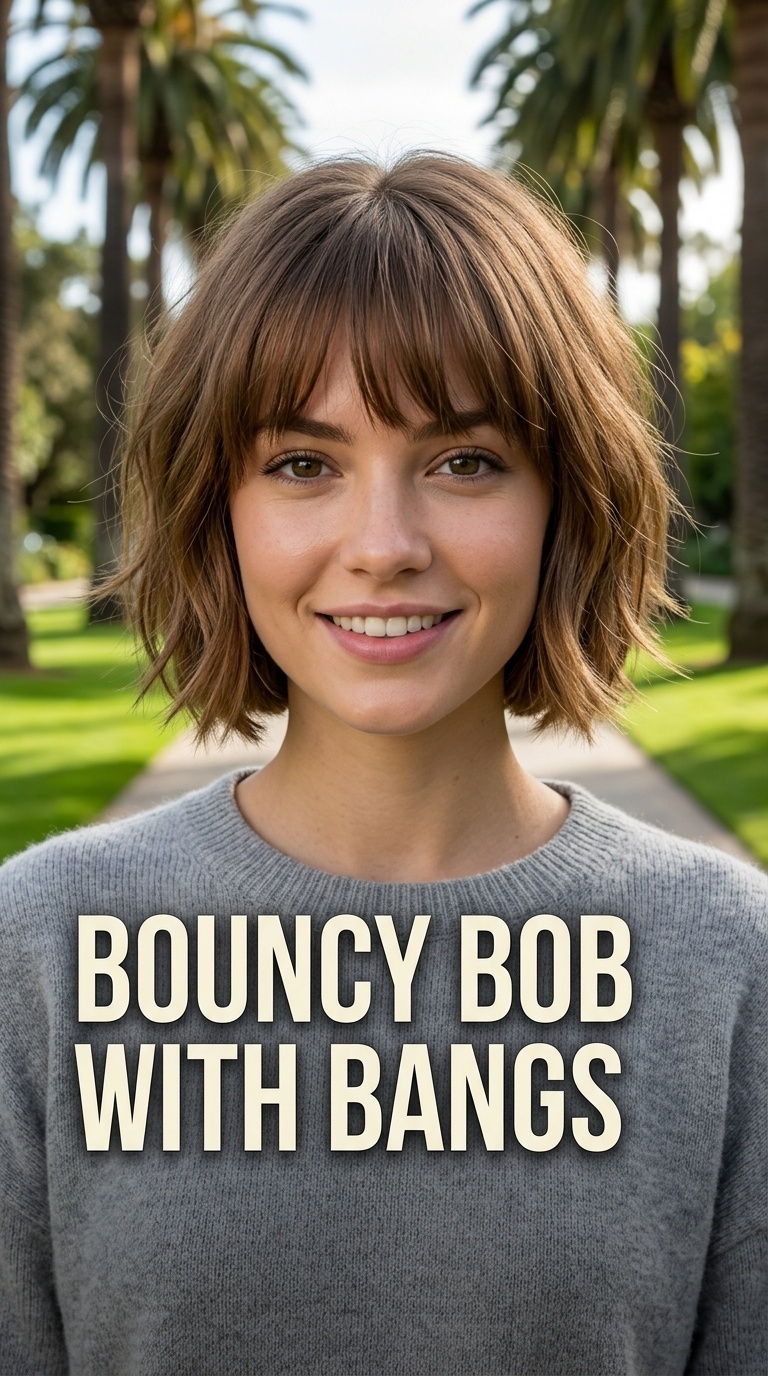 Bouncy Bob with Bangs