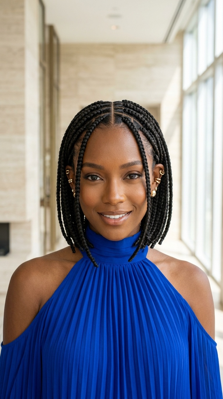 Box Braid Bob