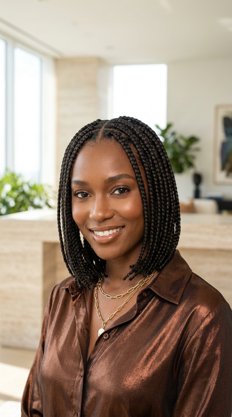 Box Braids For Short Hair