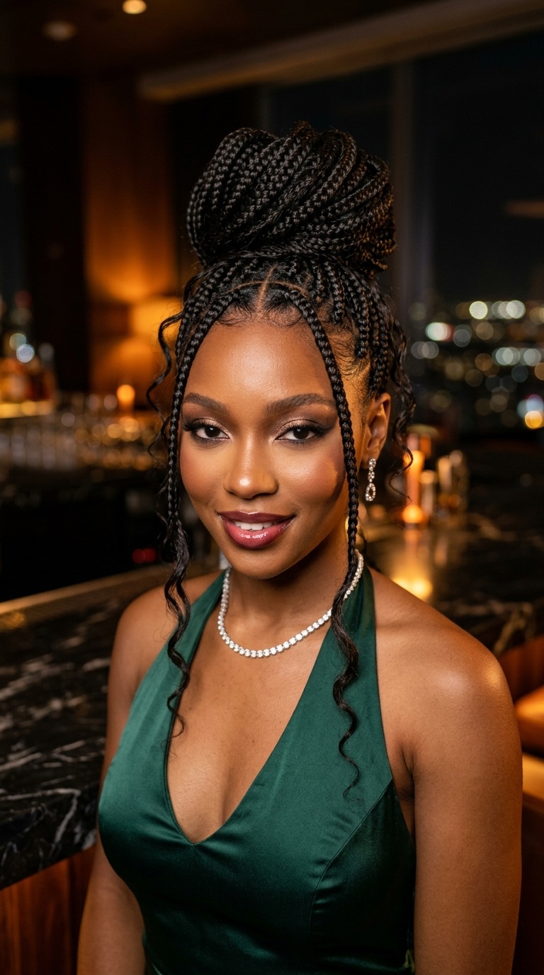 Box Braids Prom Hairstyles