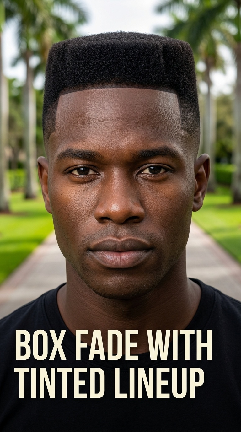 Box Fade with Tinted Lineup
