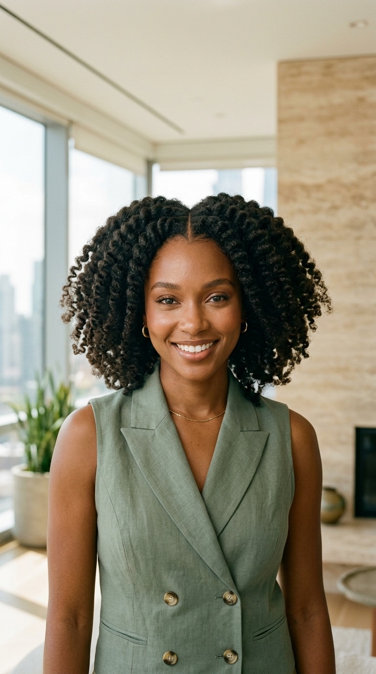 Braid Out Natural Hair