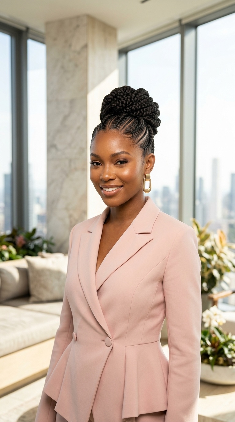 Braided Bun For Special Events