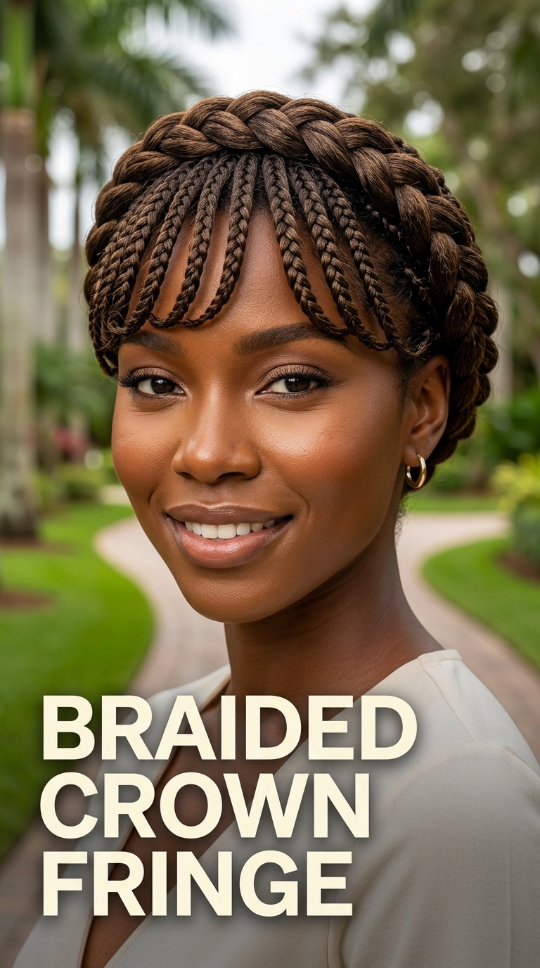 Braided Crown Fringe
