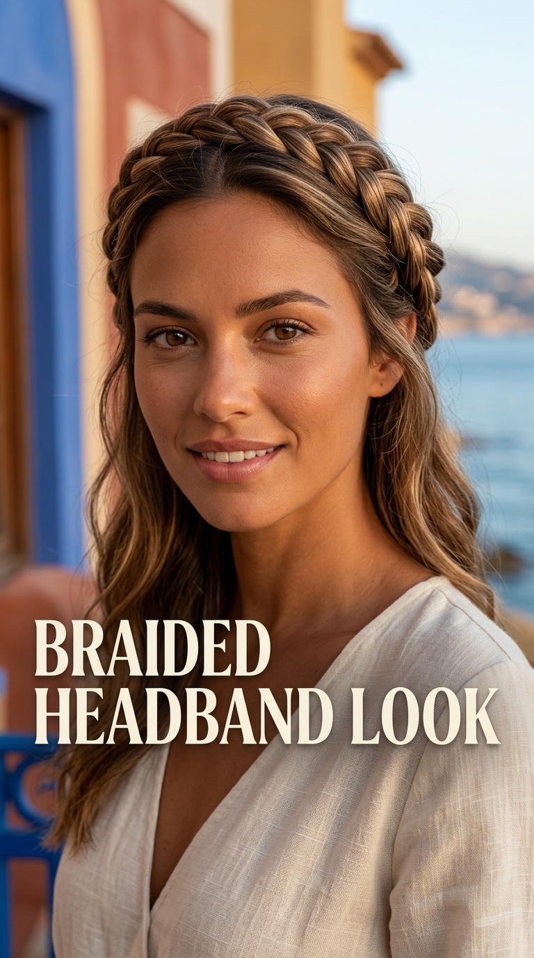 Braided Headband Look