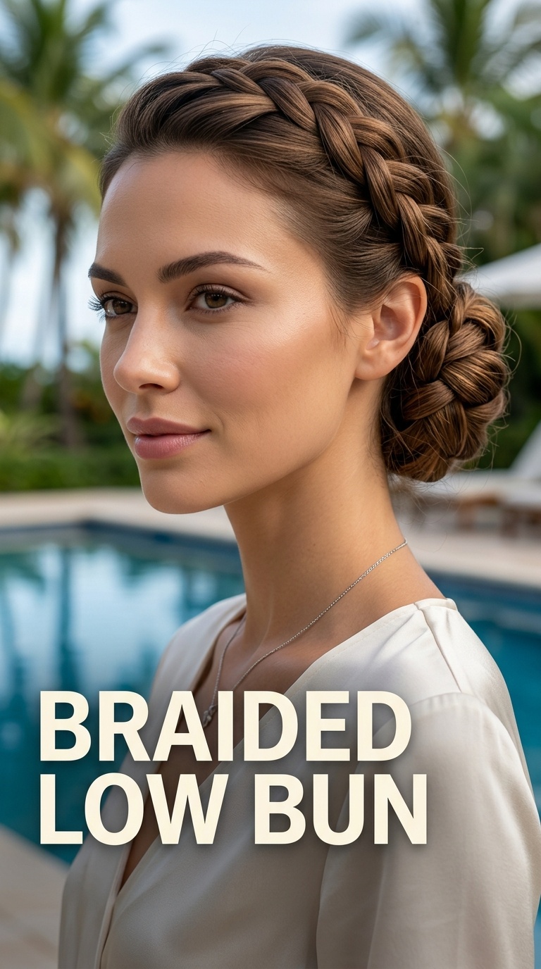 Braided Low Bun