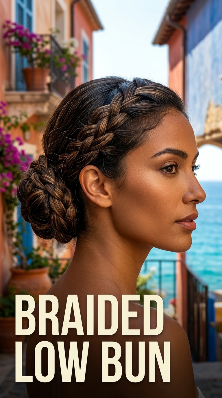 Braided Low Bun
