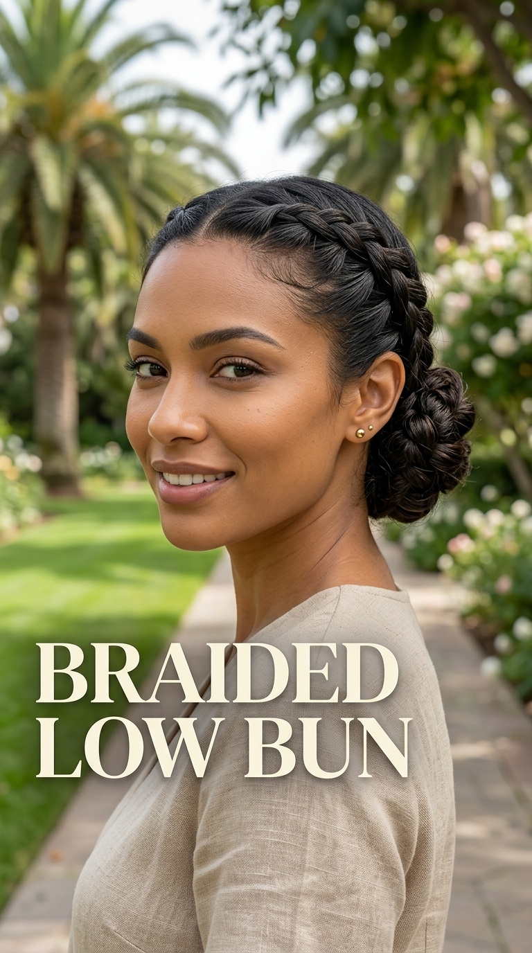 Braided Low Bun