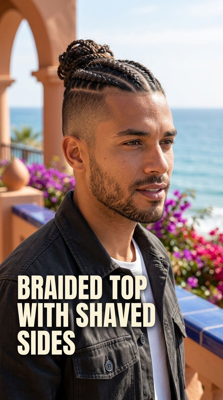 Braided Top with Shaved Sides