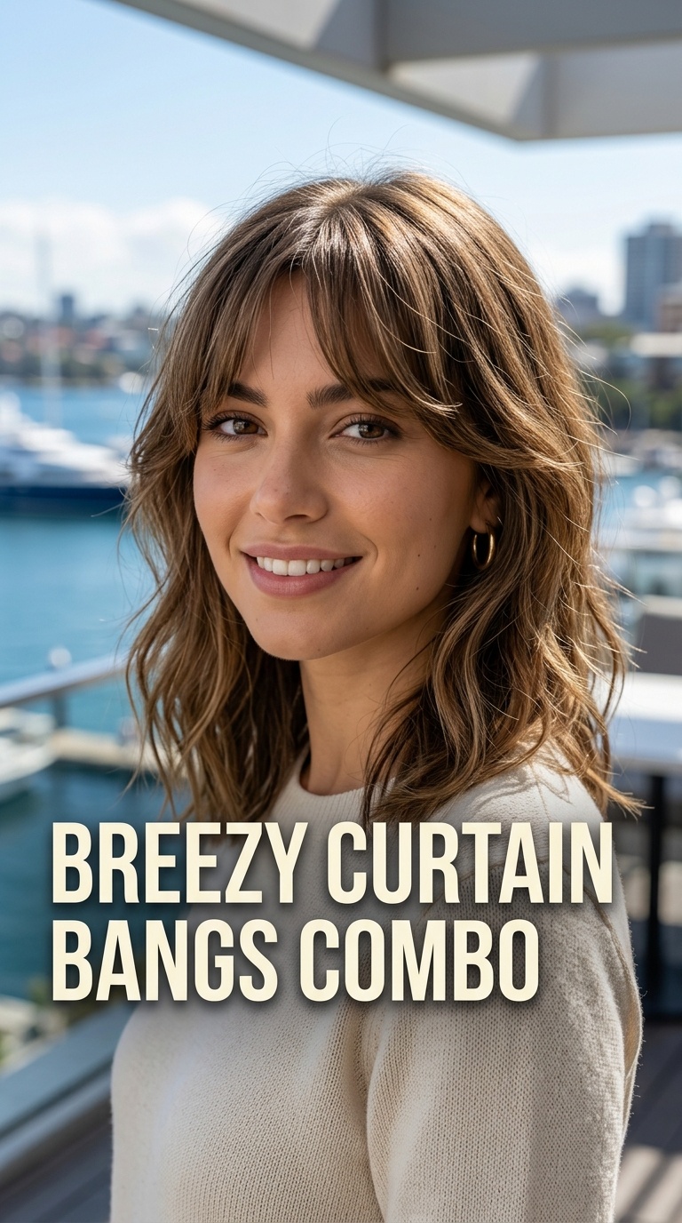 Breezy Curtain Bangs Combo