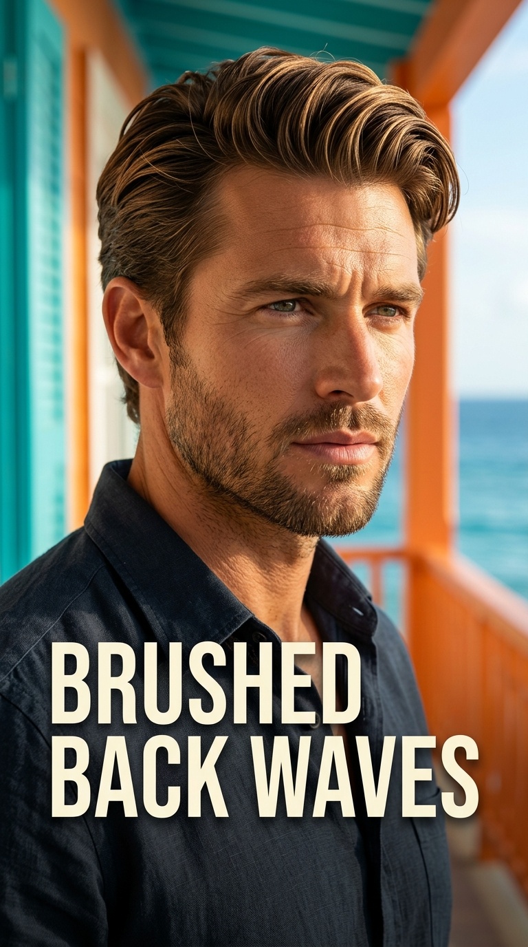 Brushed Back Waves