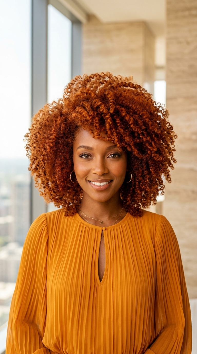 Burnt Orange Ginger Hair Color