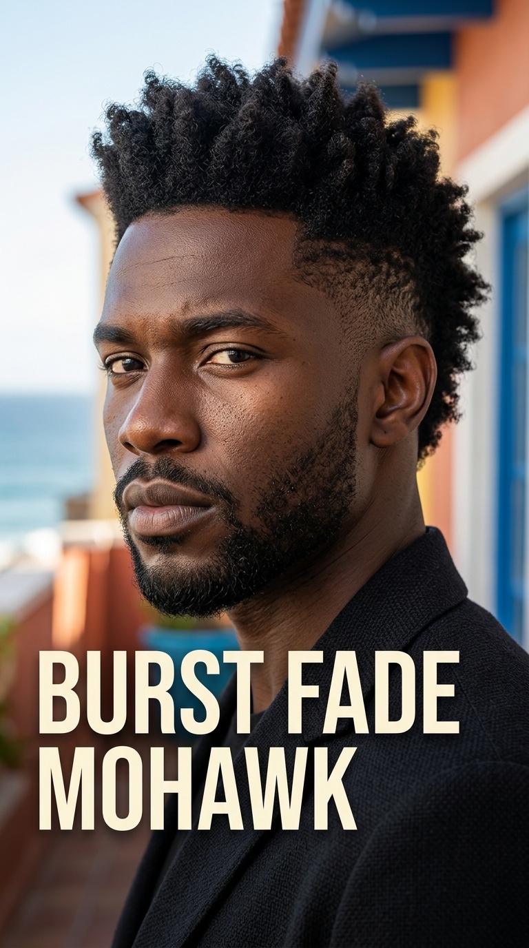 Burst Fade Mohawk