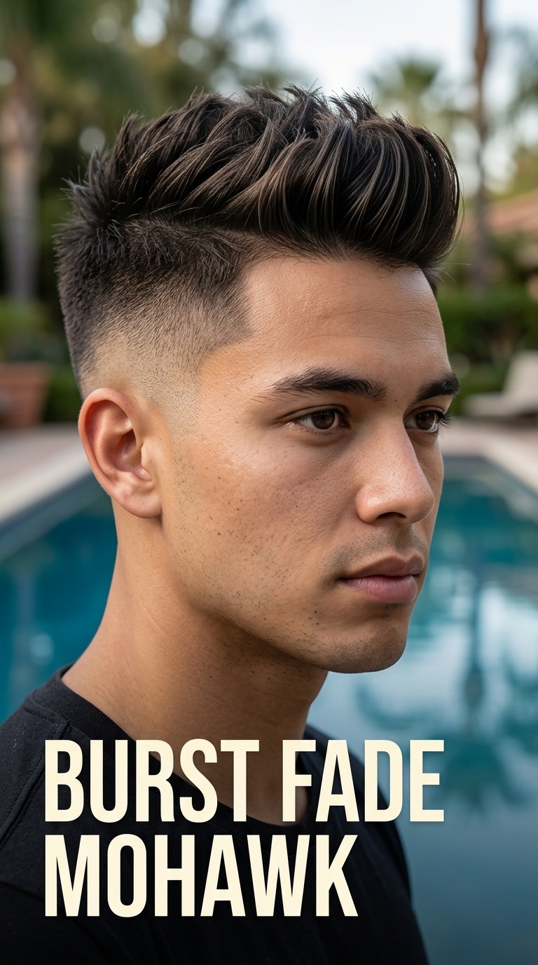 Burst Fade Mohawk