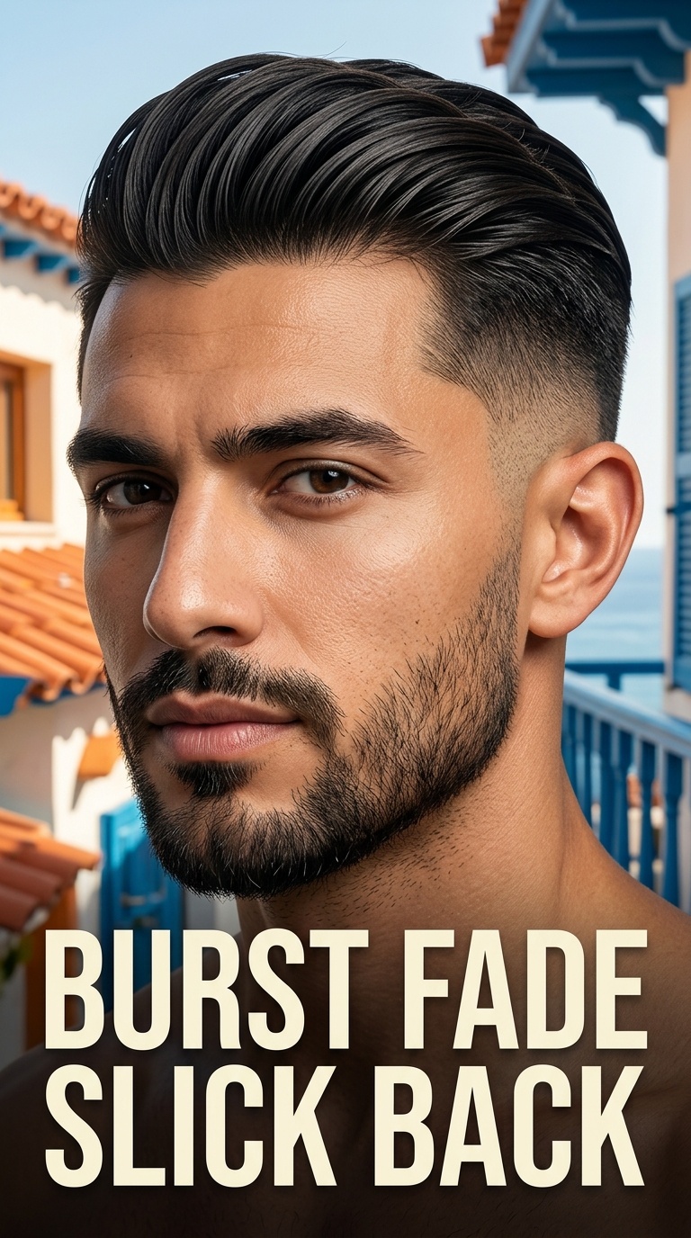 Burst Fade Slick Back