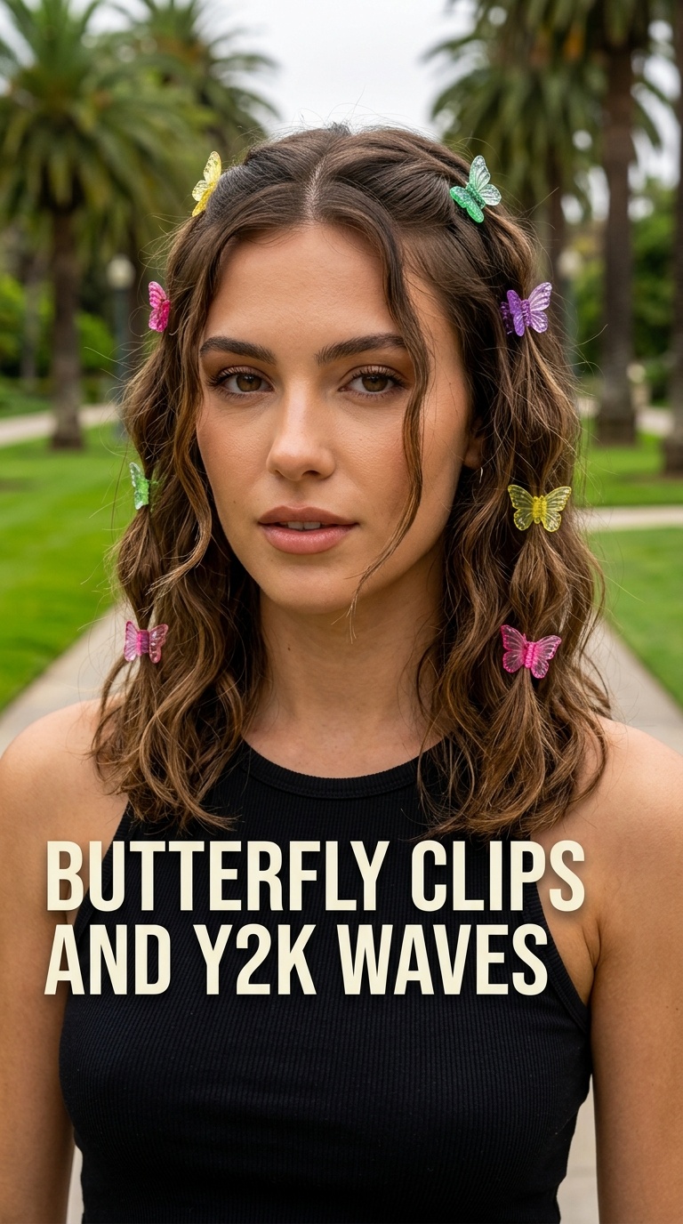 Butterfly Clips and Y2K Waves