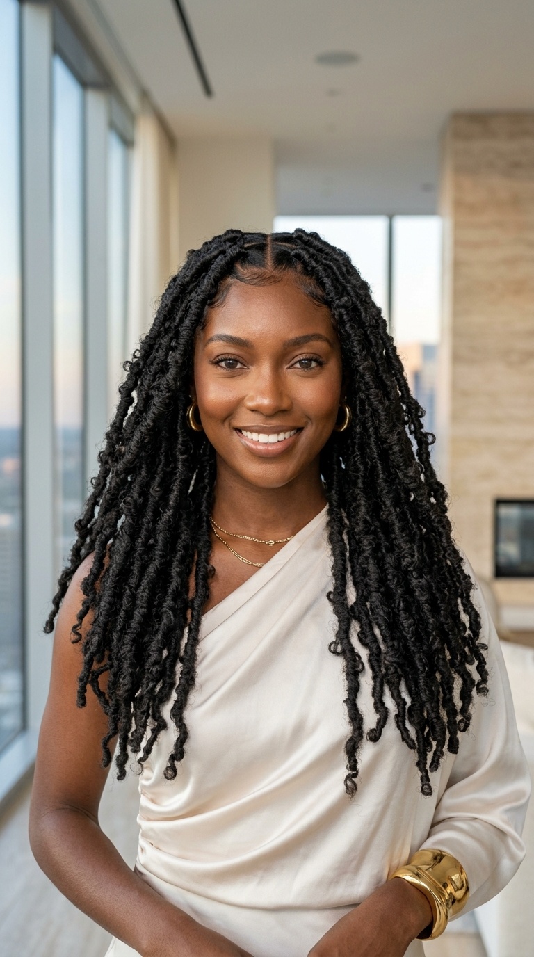 Butterfly Locs Protective Styles