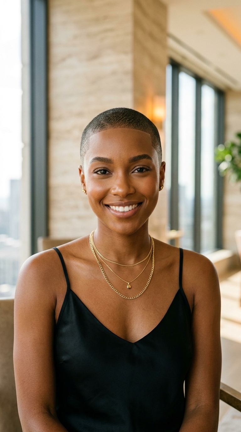 Buzz Cut For Black Women