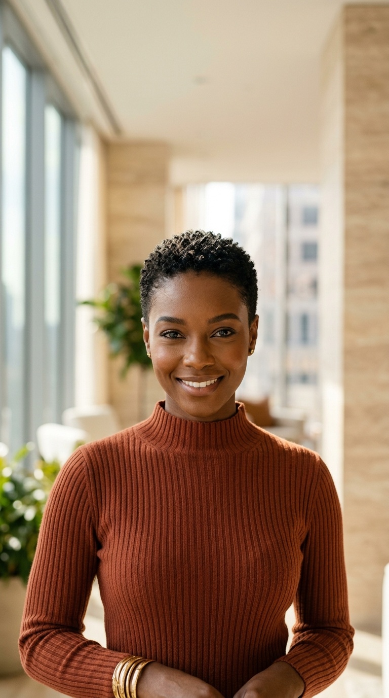 Buzz Cut For Black Women