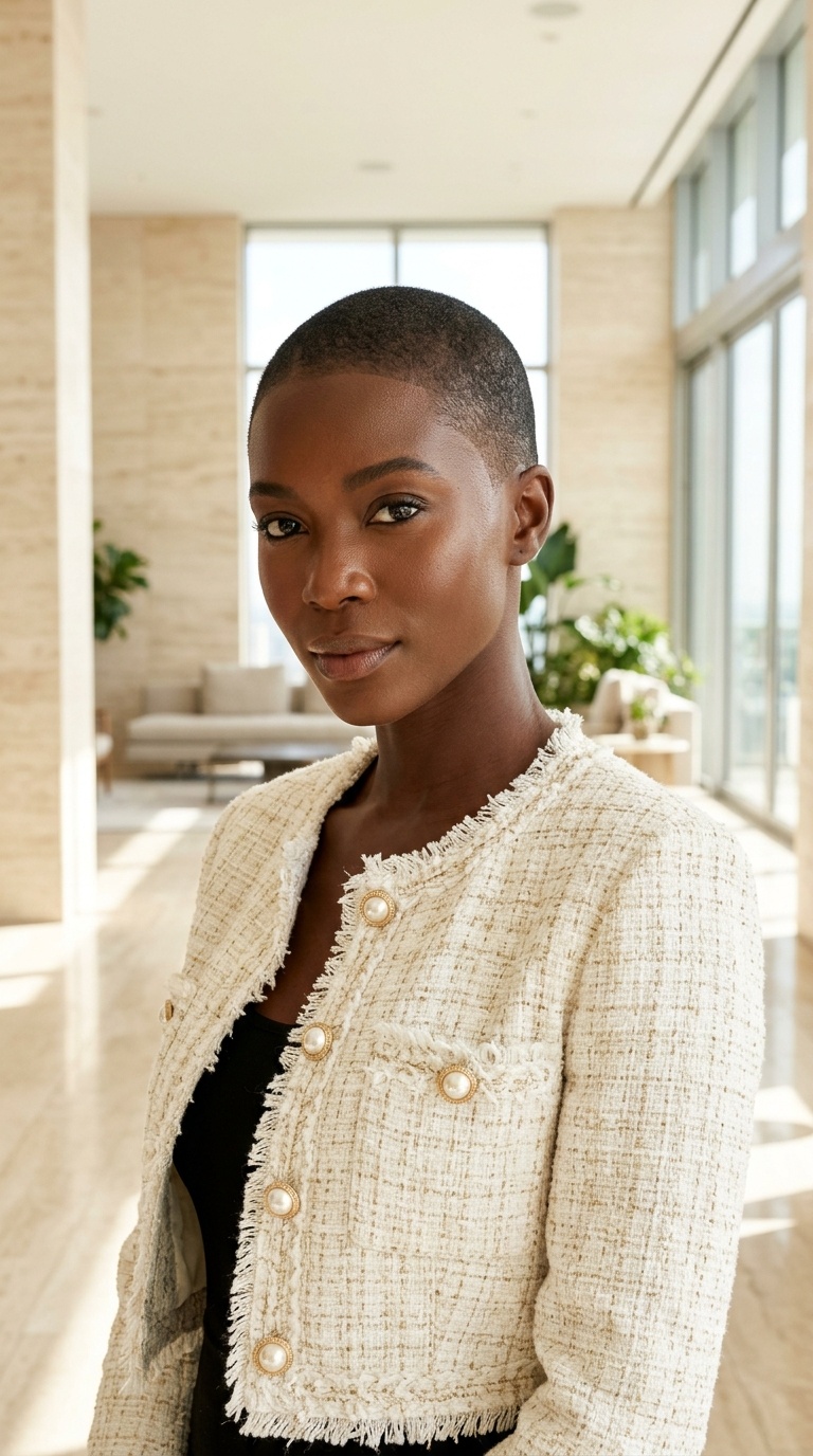 Buzz Cut For Black Women
