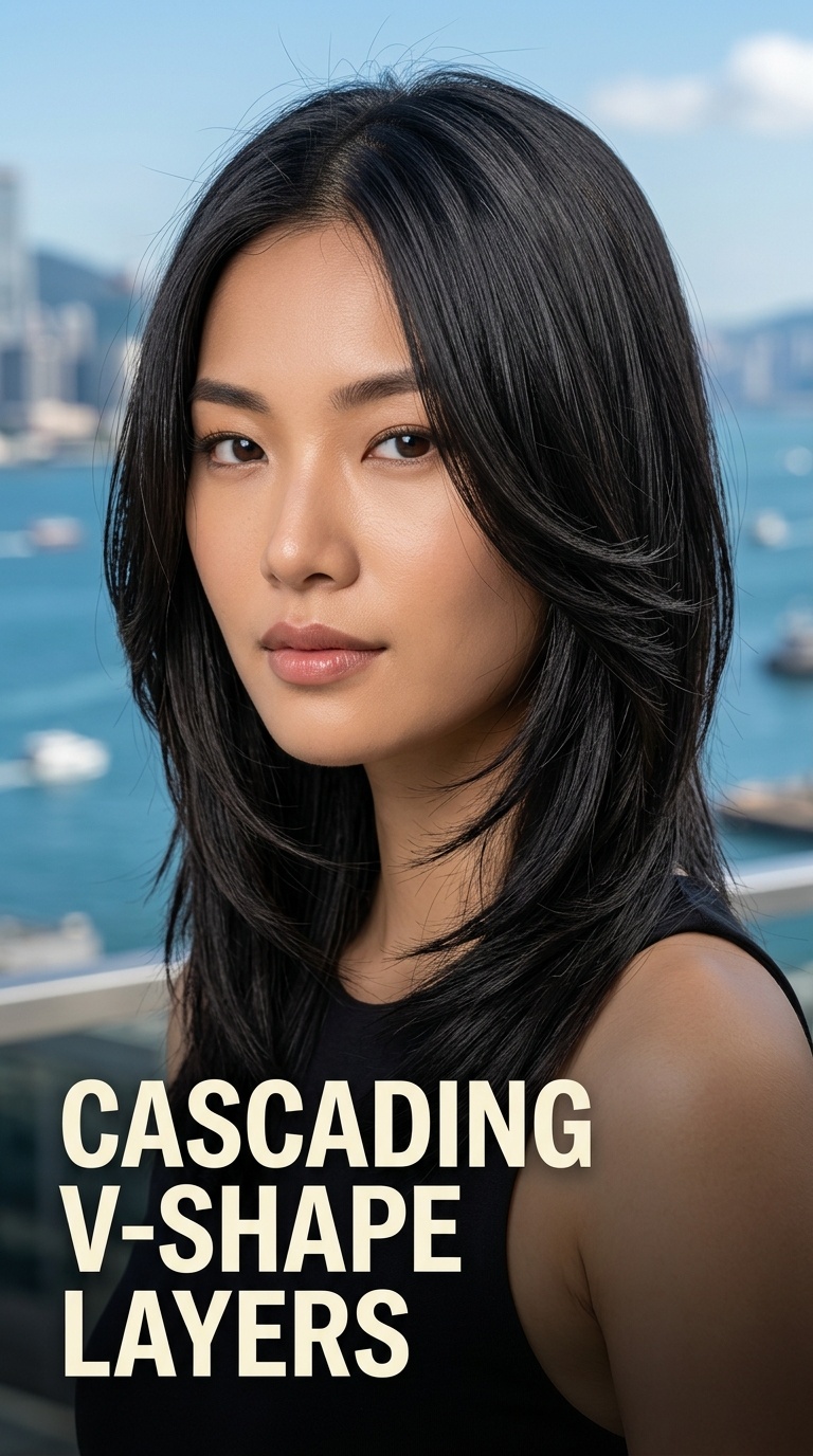 Cascading V-Shape Layers
