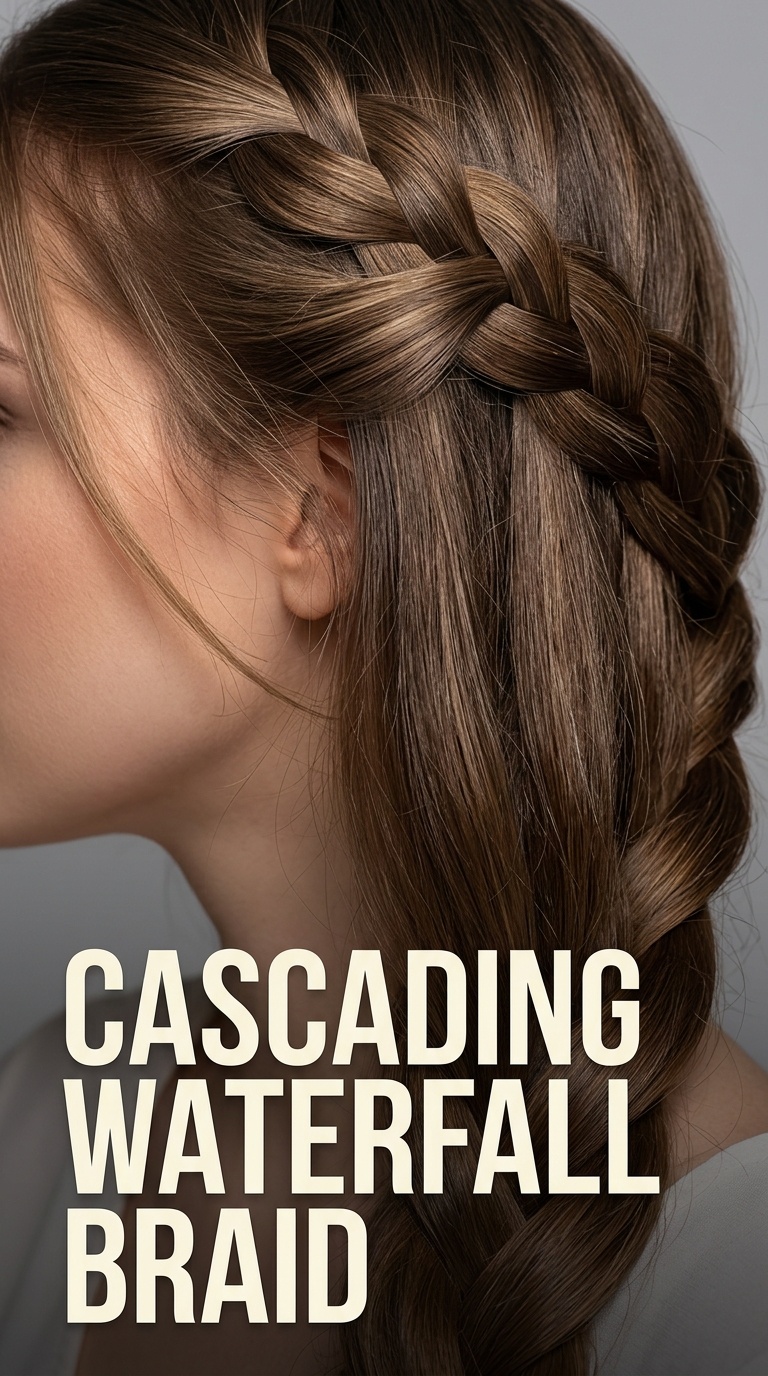 Cascading Waterfall Braid
