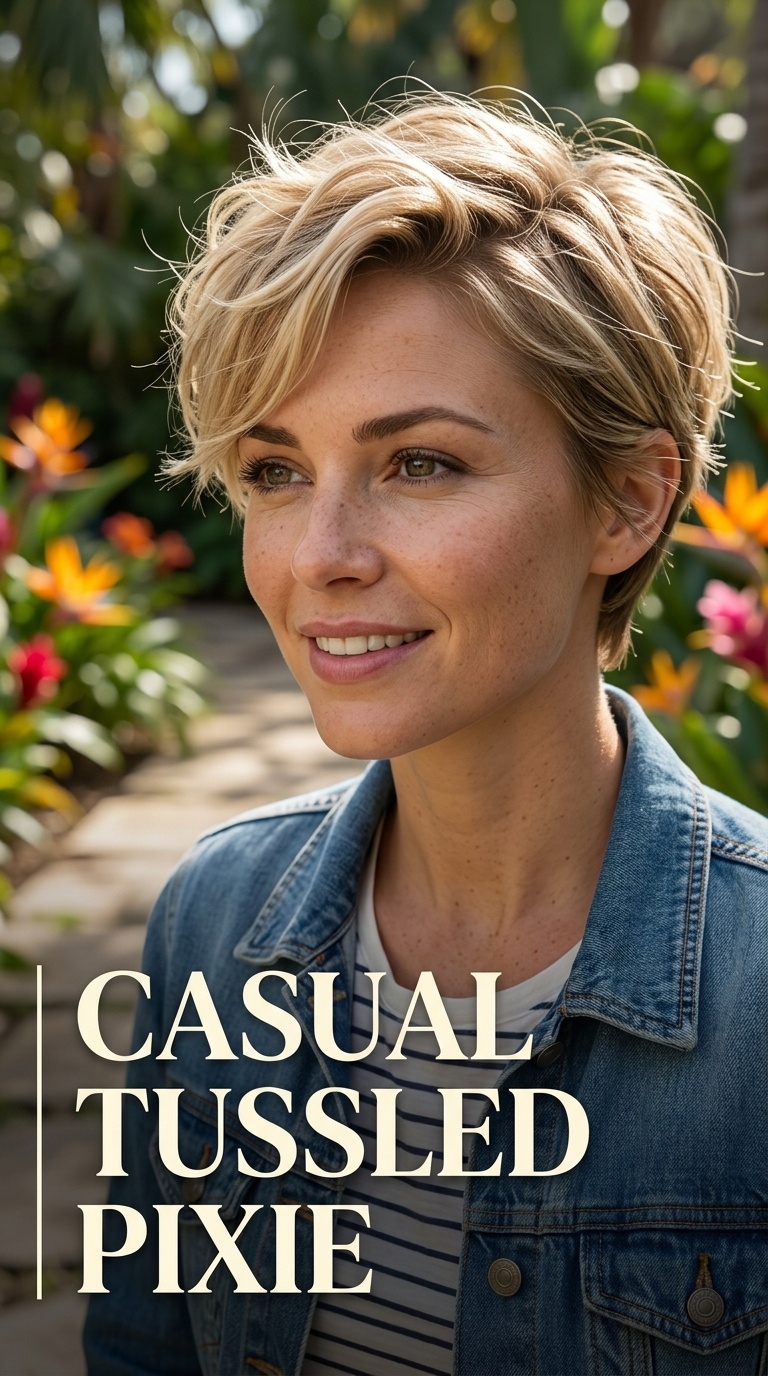 Casual Tussled Pixie