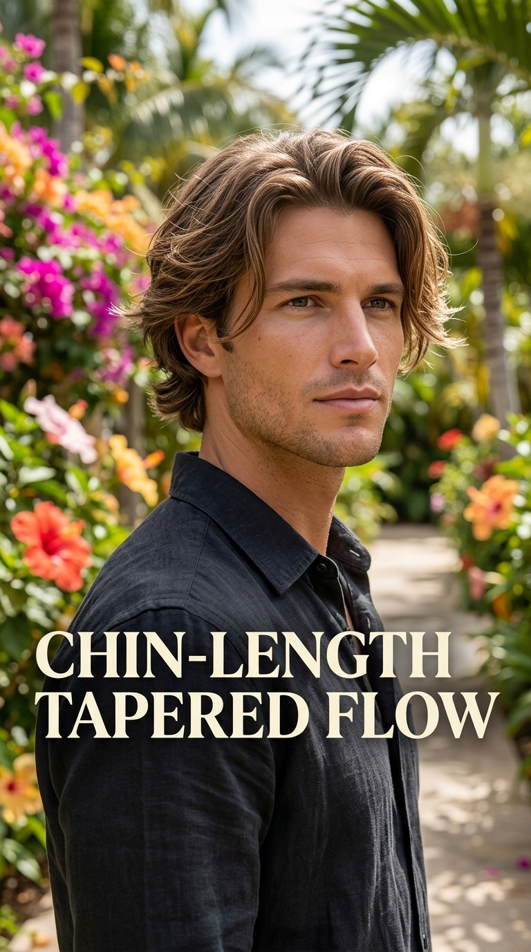 Chin-Length Tapered Flow