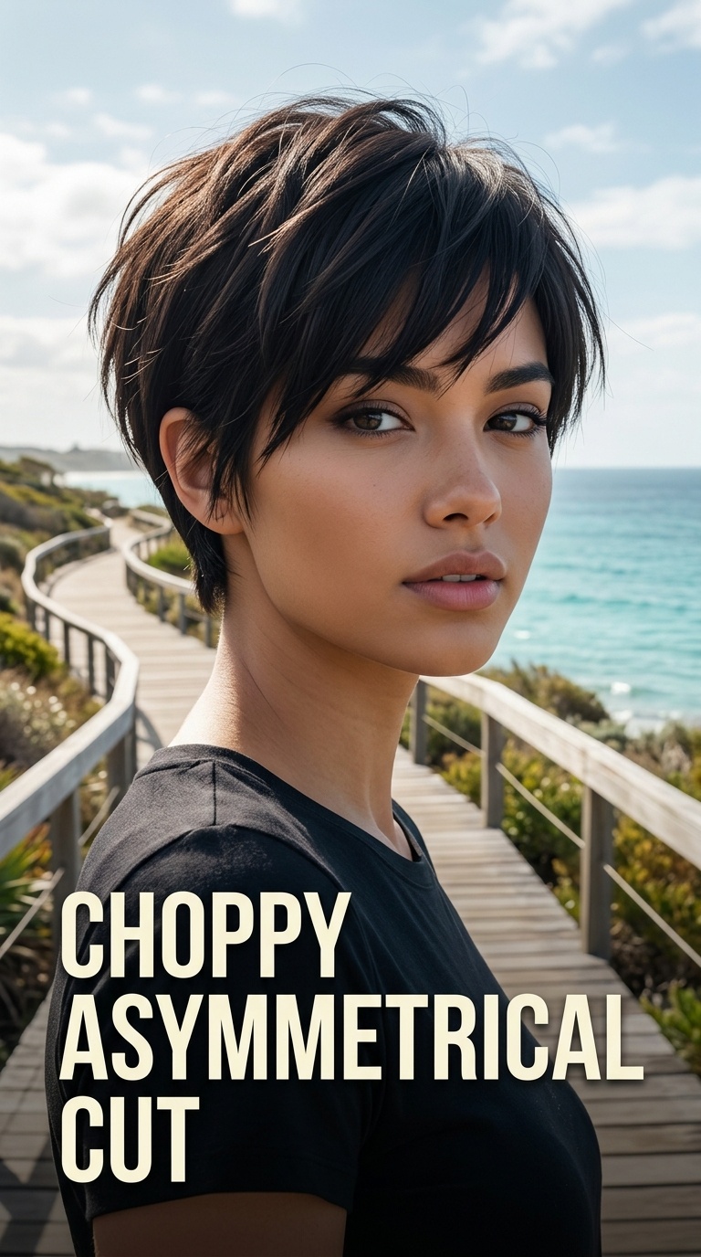 Choppy Asymmetrical Cut
