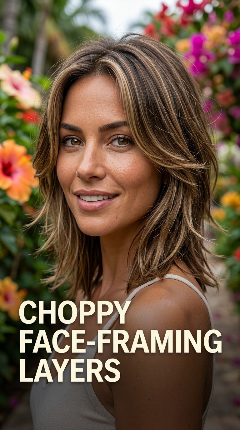 Choppy Face-Framing Layers
