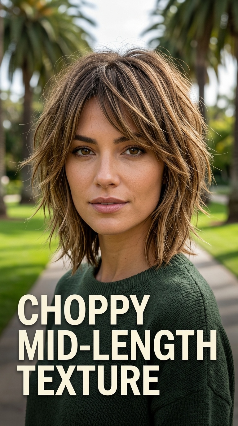 Choppy Mid-Length Texture