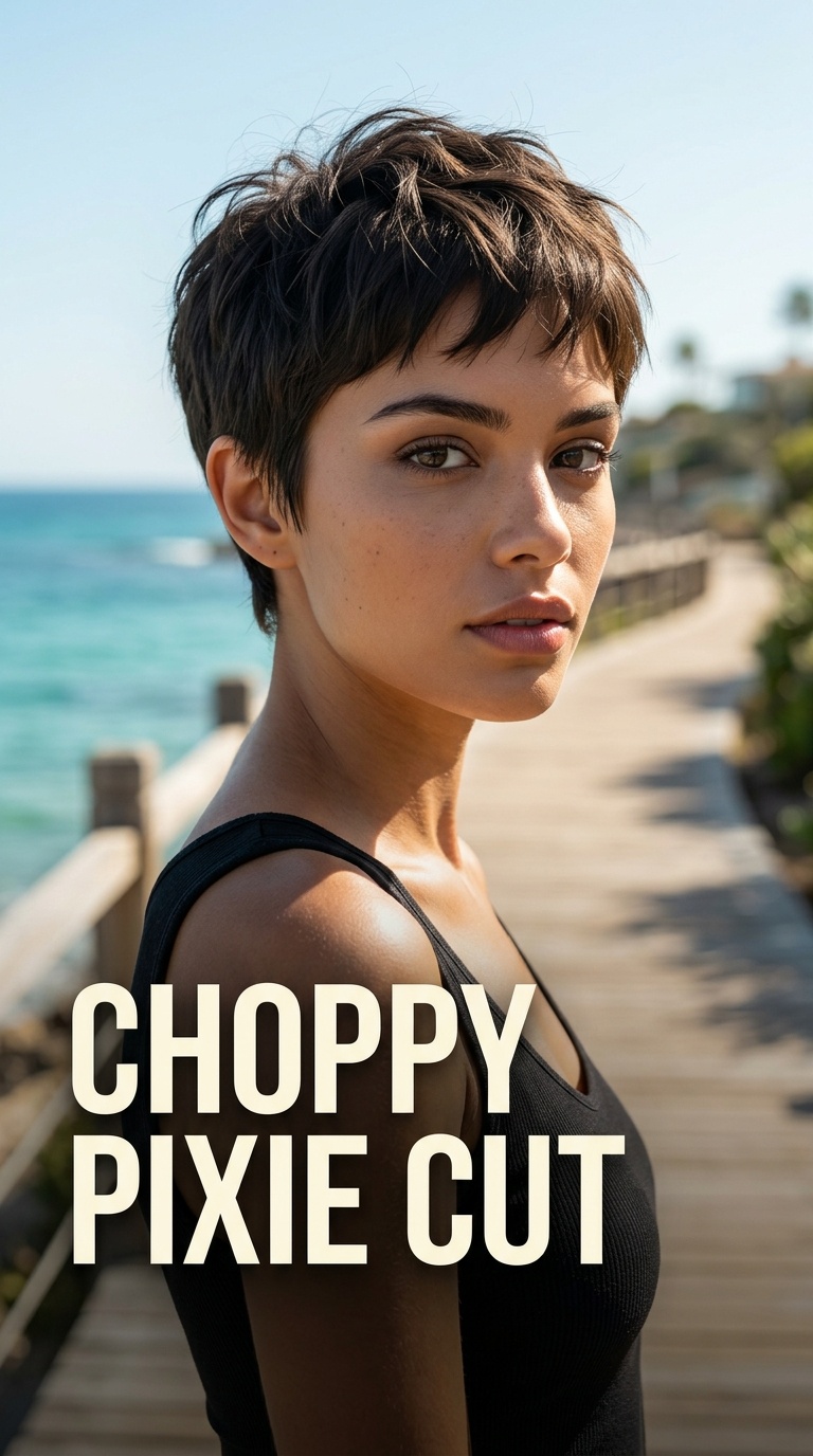 Choppy Pixie Cut