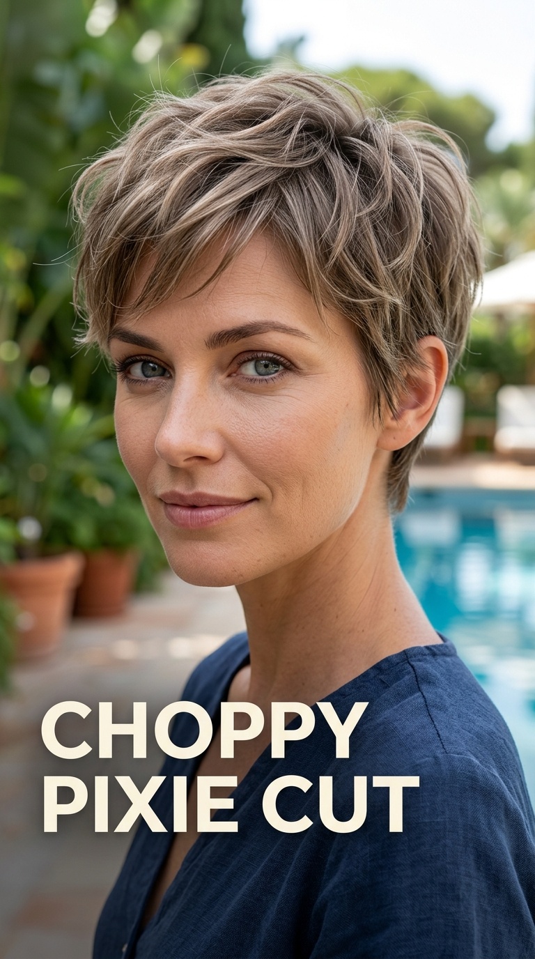 Choppy Pixie Cut