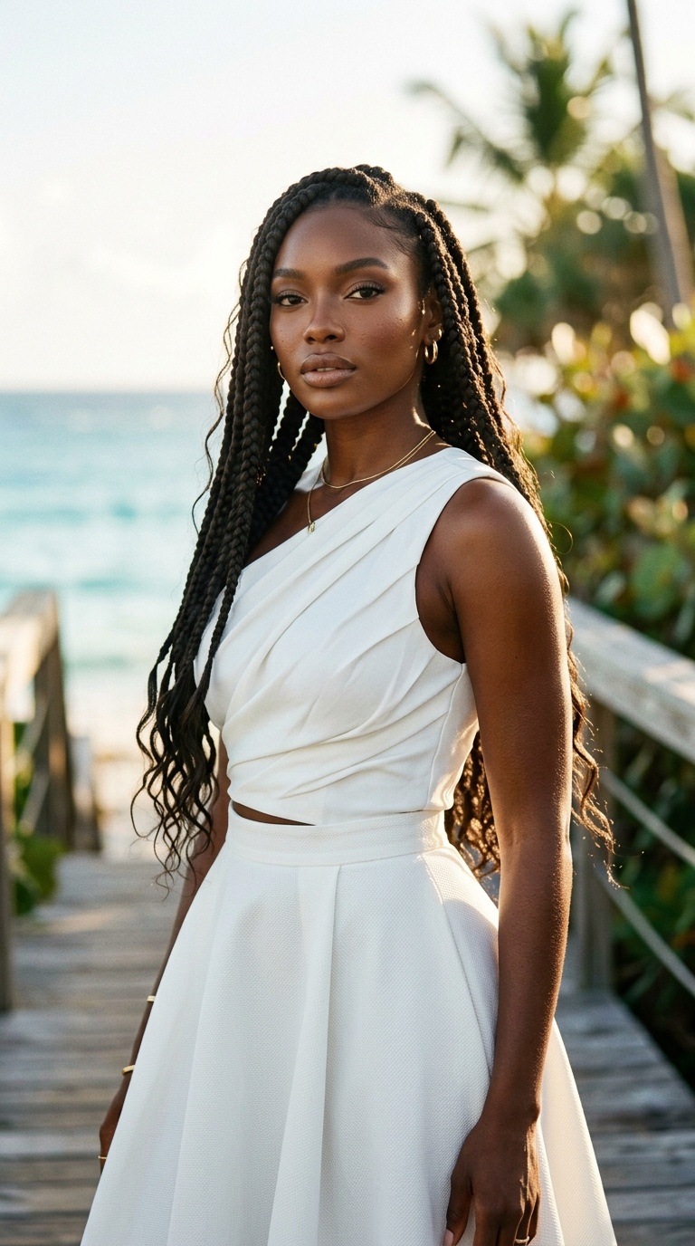 Chunky Goddess Braids