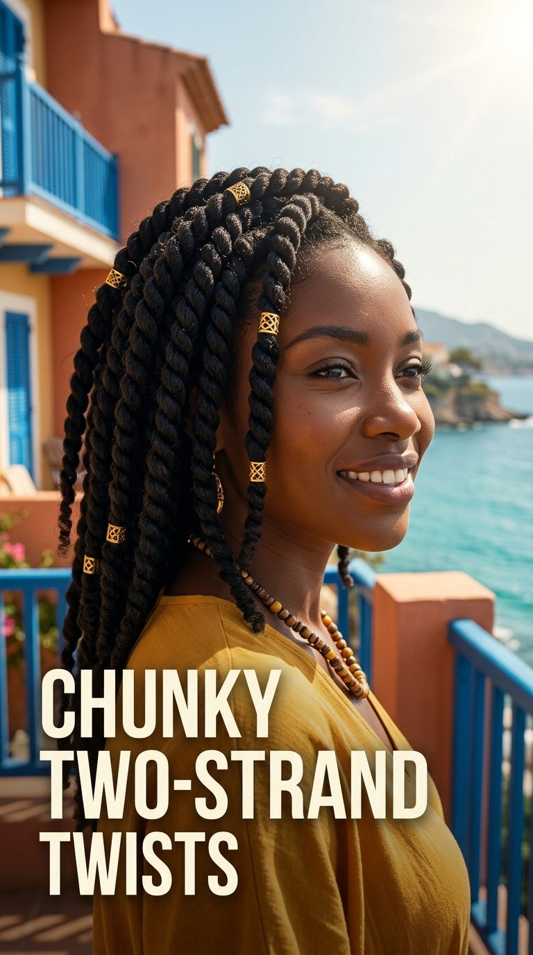 Chunky Two-Strand Twists
