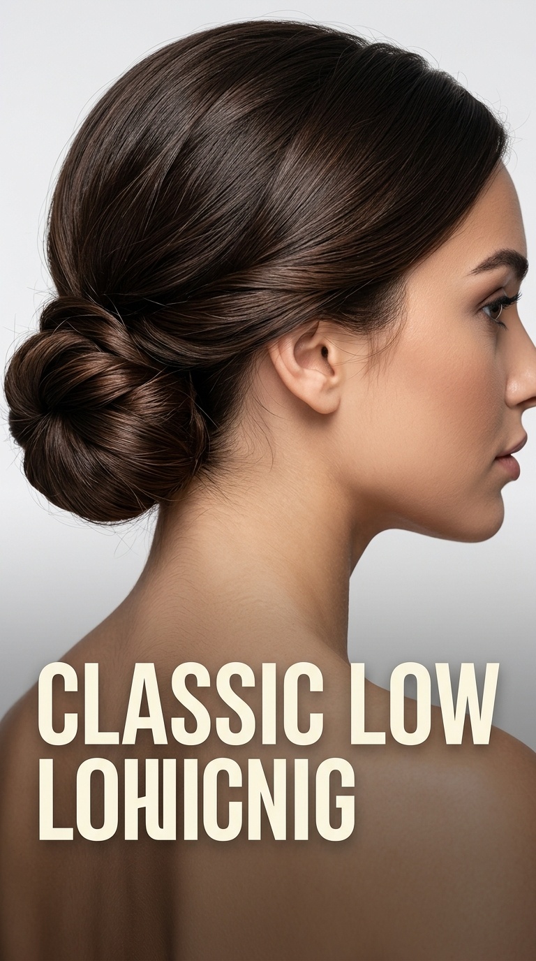 Classic Low Chignon