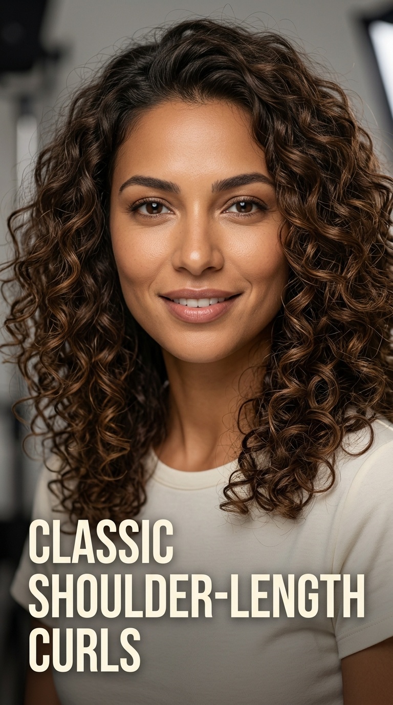 Classic Shoulder-Length Curls