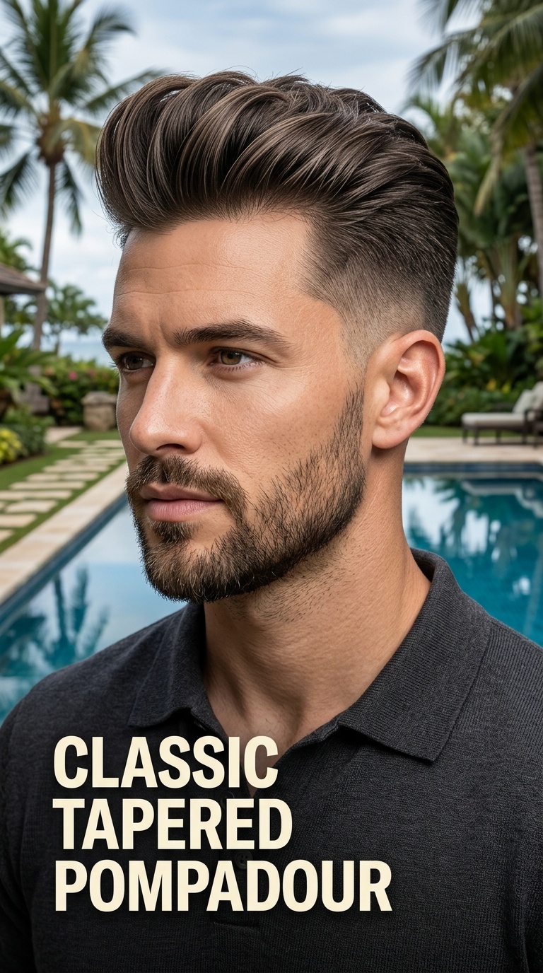 Classic Tapered Pompadour