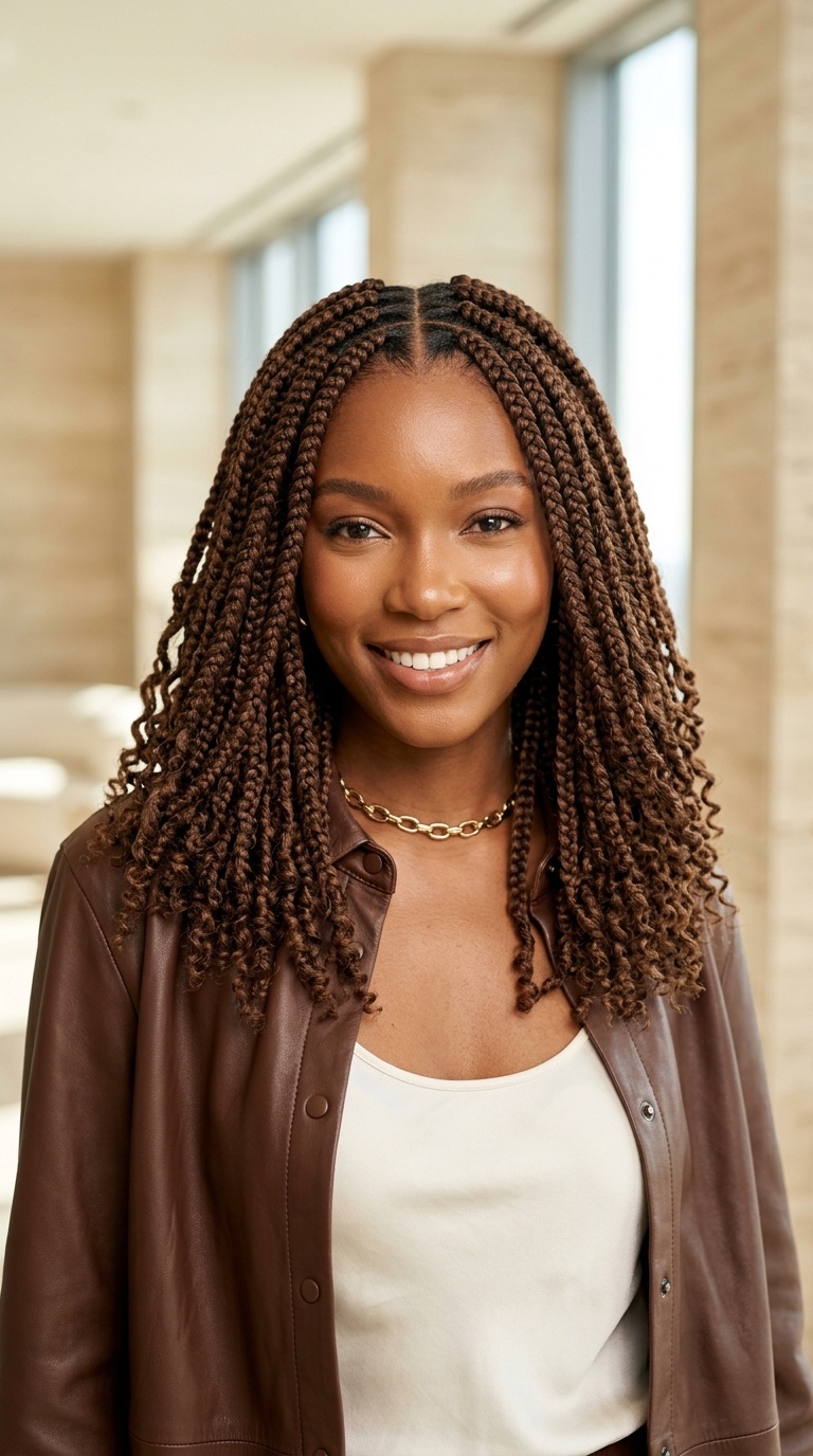Cocoa Brown Crochet Braids