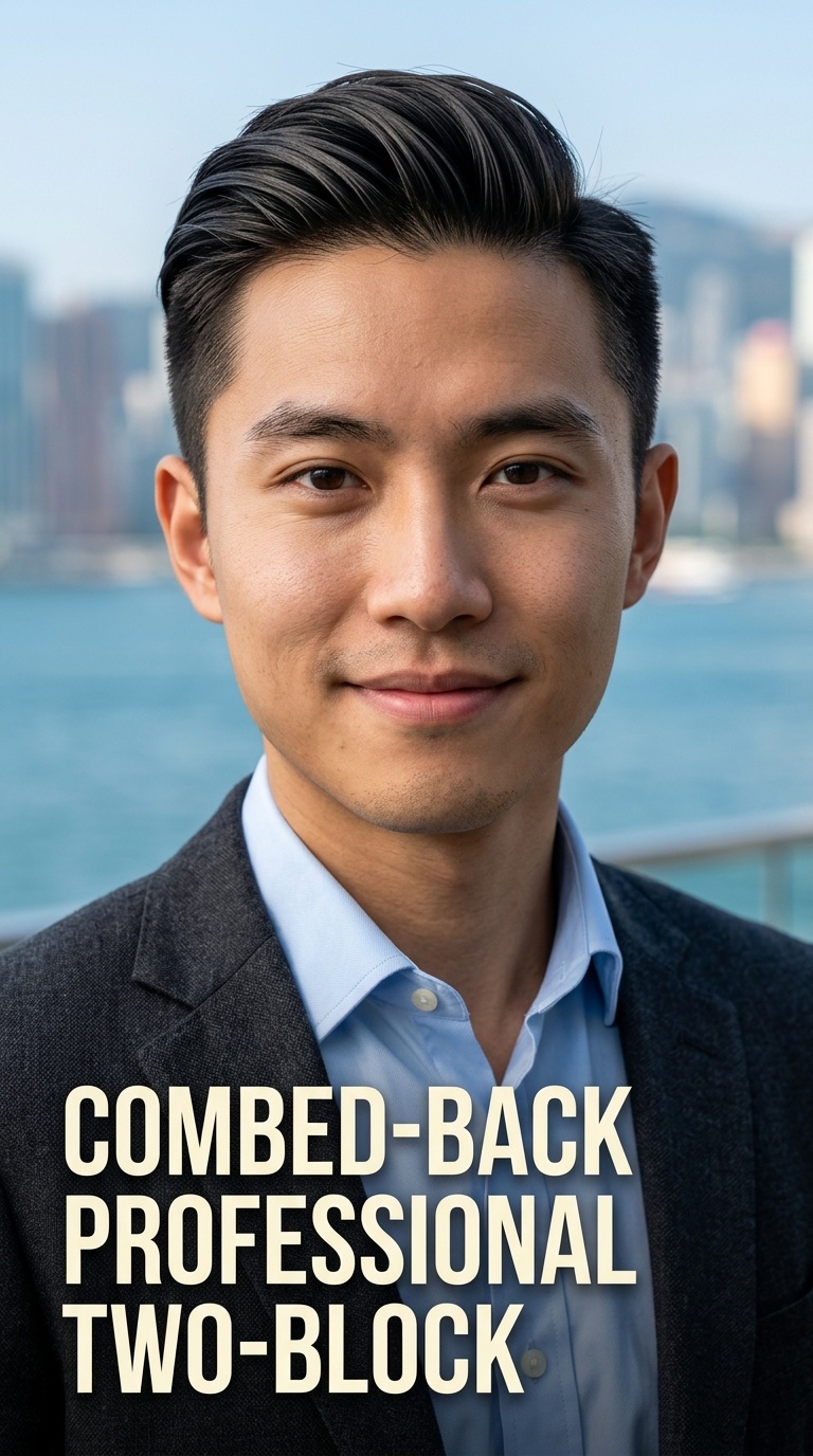 Combed-Back Professional Two-Block