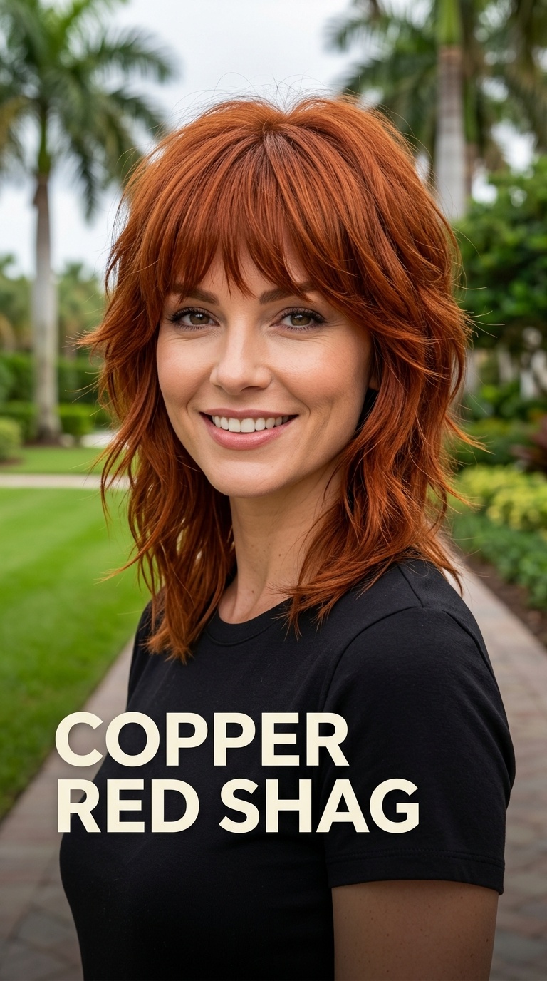 Copper Red Shag