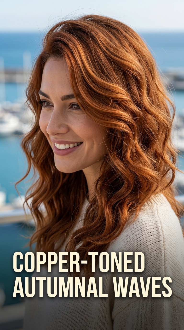 Copper-Toned Autumnal Waves