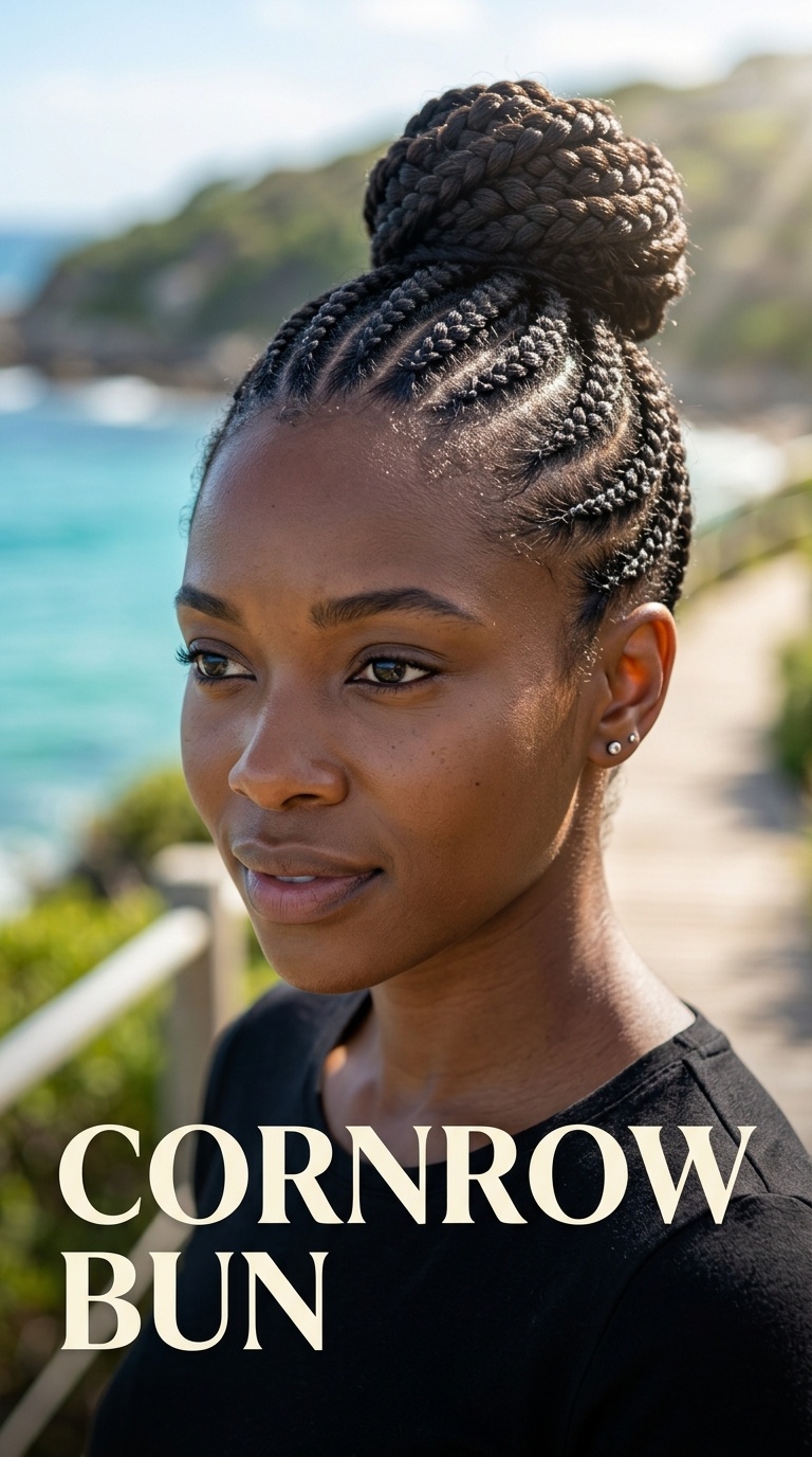 Cornrow Bun