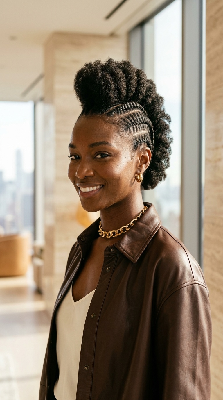 Cornrow Mohawk Hairstyles Black Women