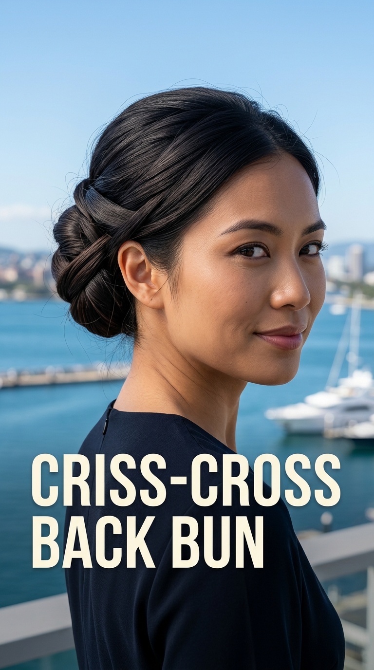 Criss-Cross Back Bun